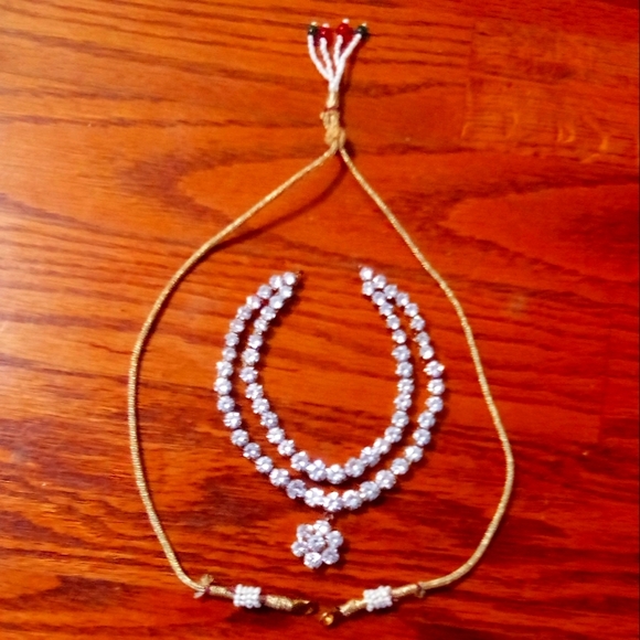 🎉HP🎉 Vintage Flower Bridal Boho Luxury Necklace - Picture 11 of 12